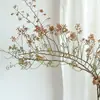 Ramo de Flores Secas de Planta de Regreso a la Montaña Decoración de Sala de Estar Estilo Wabi-Sabi Arreglo Floral Adorno de Rama Seca Ramas Secas