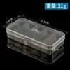 Caja de Pesca Luya Shark de Cinco Compartimentos Caja para Equipo de Pesca Caja de Plástico PP Transparente Caja para Accesorios Caja de Almacenamiento Caja de Pesca Color Transparente Lote