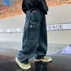 Jeans para niños pantalones de primavera y otoño nuevos pantalones de primavera para niños pantalones holgados para niños pantalones de calle modernos y geniales a la moda
