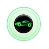 Almofada luminosa anti-choque para carro almofada absorvente de choque para porta de carro almofada luminosa de silicone ruído anormal som de queda lento atacado