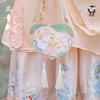 [Qian Li] Bolsa Hanfu Infantil Bordada Antigua Accesorios Hanfu Colgante Sachet Concha Conejo Bolso Cruzado