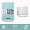 Libro Plegable Acordeón Acuarela 32K en Blanco Engrosado 300g Viaje Niños Colorido DIY Creativo Estudiante de Primaria Postal