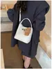 Bolso de cesta con patrón tejido de moda transfronterizo, nuevo bolso de mano grande para mujer, bolso de hombro, bolso tote para el día a día