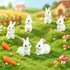 Transfronterizo nuevo creativo lindo conejito jardinería paisajismo DIY accesorios decorativos musgo micro-paisaje pequeños adornos