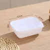Refrigerador de Cocina Caja Cuadrada para Conservar Frescura Arroz Fruta y Verdura Caja de Almacenamiento para Comida Ligera Frijoles Secos con Tapa Sellada Caja de Almacenamiento