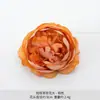 Cabezas de flores artificiales, tocado de cabeza de rosa burdeos, materiales florales para manualidades, flores de colores otoñales, accesorios para coronas más vendidos transfronterizos