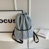 Bolso de Lona de Nylon Estilo Universitario para Mujer 2026 Nuevo de Moda Tendencia Estilo Coreano Mochila Versátil de Gran Capacidad