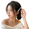 Pinzas para el Cabello con Pedrería Brillante para Mujer 2026 Nuevo Estilo Pinzas Laterales de Gama Alta Pasadores Pinzas para Flequillo de la Frente Pinzas Rectas