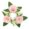 Adornos de Flores Artificiales Transfronterizos Paquete de Materiales DIY Decoración de Mesa de Comedor Candelabro Decoración del Hogar Regalo del Día de la Madre San Valentín