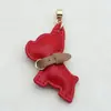 Chaveiro de Filhote de Couro Genuíno Feito à Mão Cordão Anti-Perda Pingente Chaveiro de Carro Bulldog Francês Chaveiro de Corda Trançada