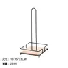 Suporte Vertical de Papel Higiênico para Bancada Aço Inoxidável Arte em Ferro Suporte para Lenços Rack de Armazenamento de Rolo de Papel Sem Furos para Mesa de Cozinha Em Estoque
