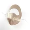 Mascarilla Facial Protectora Solar de Seda Color Sólido Seda de Morera Universal para Cuatro Estaciones A Prueba de Viento y Polvo Viaje Estéreo 3D
