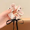Scrunchie de Bolinhas Estilo Coreano para Mulheres, Laço de Bolinhas Doce e Delicado para Prender o Cabelo, Acessório Versátil para Rabo de Cavalo do Dia a Dia