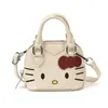 Bolso Nuevo de Comercio Exterior Gato Kt para Niños, Bolso de Mano Acolchado de Mezclilla de Dibujos Animados, Bolso de Hombro Cruzado Estilo Japonés Estilo Ins