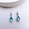 Colgante de borla hueca de doble colgante de circonita con circonita, pulsera y collar que conservan el color, materiales para accesorios de joyería hechos a mano para DIY
