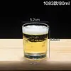 Vaso Octagonal de Vidrio Templado, Engrosado y Resistente a la Temperatura, Adecuado para Uso Doméstico y Comercial, Vaso Específico para Whisky y Licores para KTV Bar, Vaso para Cerveza