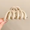 Grampo de Cabelo Elegante de Acrílico Formato Tubarão Grande Pegador para Mulheres com Acessórios de Cabelo de Luxo Adequado para Volume de Cabelo na Parte de Trás da Cabeça