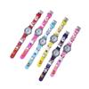 Reloj infantil de dibujos animados transfronterizo, nuevo, de silicona, con puntero tridimensional 3D, reloj electrónico, estudiante, lindo, de cuarzo, venta al por mayor