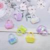 Colgante UV Acrílico DIY Anillo Llavero Colgante para Bolsa Color Macaron Accesorios de Joyería para Bolsa Colgante de Coche