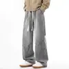 Jeans de otoño para hombre, corte recto holgado, nuevo estilo 2026 pantalones para hombre, pantalones largos casuales para hombre, estilo moderno para hombre