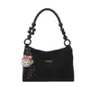 Bolso de mano cuadrado pequeño de moda estilo coreano transfronterizo para mujer, nueva colección otoño 2026, color liso, bolso de hombro simple, bolso versátil para el antebrazo