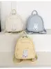 Nova mochila fofa estilo ins de coelho estrela de desenho animado, versátil para uso diário, super fofa e estilosa para o trajeto
