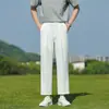 Verão 2026 Novos Calças Casuais de Seda com Toque Gelado de Perna Reta Soltas Estilo Coreano Tendência Versátil para Homens