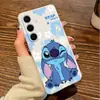 Funda con Puntada de Flor Azul Adecuada para Funda de Teléfono Samsung Galaxy S25 Samsung A71 Transfronterizo Note20 Dibujos Animados A55