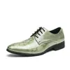 Zapatos de Hombre Transfronterizos Talla Grande 48 Zapatos de Cuero Puntiagudos para Hombre Zapatos Brillantes de Charol para Boda Novio Zapatos Formales de Negocios Zapatos Pequeños de Cuero