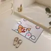 Tapetes de Piso para Cocina de Barro Diatomeas Hogar Antideslizantes Absorbentes de Agua Resistentes a Manchas Tapetes Antideslizantes Alfombra Larga Combinada para Piso de Cocina