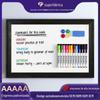Quadro Branco Personalizado para Ensino Pendurado Quadro de Escrita Apagável a Seco Estrutura Lateral de Madeira Quadro de Avisos de Escritório Transfronteiriço Quadro de Recados