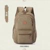 Mochila de Lona Engrosada Resistente al Desgaste Unisex Gran Capacidad Bolsa de Equipaje Tela de Mezclilla Retro Mochila Escolar para Estudiantes Universitarios