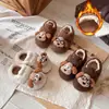 Zapatos para Niños 2026 Otoño Nuevas Llegadas Niñas Birkenstock Felpa Cálidos de Algodón Niños Lindos de Dibujos Animados Bebé Zapatos Peludos
