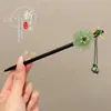 Grampo de Cabelo para Mulheres, Novo Estilo Chinês Estilo Antigo Dinastia Han Grampo de Cabelo com Borla, Grampo de Cabelo de Alta Qualidade na Nuca, Adorno de Cabeça para Saia Facial de Cavalo