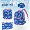 Mochila Escolar Infantil Transfronteriza de 3 Piezas Mochila Multifuncional de Gran Capacidad para Estudiantes de Primaria Mochila de Tela Oxford con Estampado de Dibujos Animados