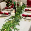 25 Novas Vinhas Verdes de Plantas de Natal para Comércio Exterior Transfronteiriço, Estilo Frutas Vermelhas, Vinhas de Pinheiro para Decorações de Casa