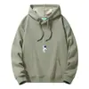 Sudadera con capucha para hombre, primavera y otoño, nueva, moderna, para estudiante, holgada, versátil, casual, sudadera de algodón, talla grande, top, abrigo fino