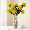 Flores Artificiales para Accesorios de Fotografía, Arreglos Florales, Bodas y Decoración del Hogar: Crisantemo, Áster, Asteraceae, Crisantemo Pinza de Cangrejo