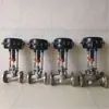 Válvula de Ajuste de Assento Único de PTFE para Revestimento de Filme Pneumático ZJHPF Válvula Reguladora Zheng'an de Xangai Tiantai Cesta Gao Jitai