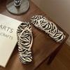 Chanclas de Verano de Moda para Estudiantes para Usar Afuera, Chanclas para Vacaciones en la Playa, Chanclas de Estilo Femenino con Estampado de Leopardo
