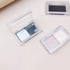 Caja Transparente de Doble Compartimento Cuadrada Dispensador de Muestras de Maquillaje Iluminador Sombra de Ojos Rubor Lápiz Labial Bandeja Magnética Bandeja Dispensadora Magnética