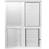 Venta Directa de Fábrica de Persianas Impermeables de PVC Engrosado, Aislantes de Ruido y Polvo, para Uso Doméstico en Sala de Estar, Cocina y Baño, Venta al por Mayor para Puertas y Ventanas