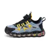 Zapatos Deportivos Niños Zapatos de Papá Niños Botón Giratorio Modelo 2026 Transpirables Zapatos para Niños Medianos y Grandes Nuevo Primavera y Otoño Estudiante
