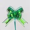 50 Flores de Tirar Mariposa Mate, Flores de Tirar con Cinta Grande para Navidad, Pascua y San Valentín, Lazos de Mariposa de Organza Transfronterizos