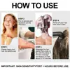 Comercio Exterior Completo en Inglés Transfronterizo Tinte Negro para el Cabello de Planta Cubre Canas Lava Negro Tinte de Cabello de Burbuja Fábrica Venta al por Mayor