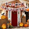 Pingente de Halloween Suprimentos para Decoração de Festa Arranjo de Atmosfera de Local Adereços Bunting Design de Bandeira Triangular Decoração de Feriado