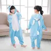 Pijama de Franela con Dibujos de Animales Gemelos al por Mayor de Fábrica para Niños y Adultos Unicornio Dinosaurio Pegaso Engrosado Bata de Noche