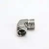 Jb6383.2 Terminal com Rosca Externa, Cotovelo em L, Hidráulico, Aço Inoxidável, Vedação Cônica de 24 Graus, Conexão para Tubo