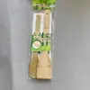 Espátula de bambu com cabo longo utensílios de cozinha de bambu espátula de cozinha para fritar espátula de bambu resistente a altas temperaturas escorredor de bambu conjunto de espátulas para panelas antiaderentes espátula de madeira