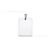 Acero Inoxidable Cuadrado Cabeza de Gato Cuadrado Redondo Pata de Perro Colgante Etiqueta en Blanco para DIY Grabado Láser Material Metálico